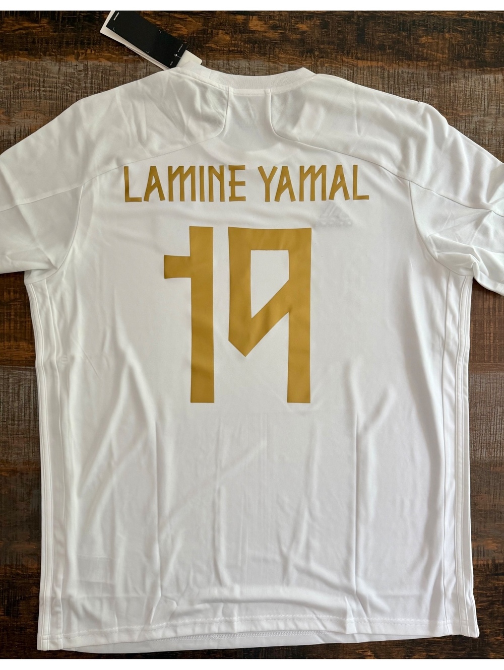 2 Starts World Champions Lamine Yamal Spain Adidas Jersey XL